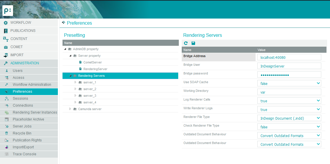 callback configuration